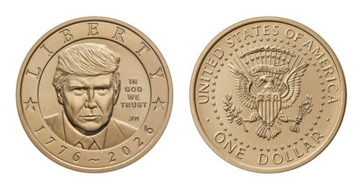 Gold-colored $1 Trump coins are now available, but it will cost you more than $1 to buy one