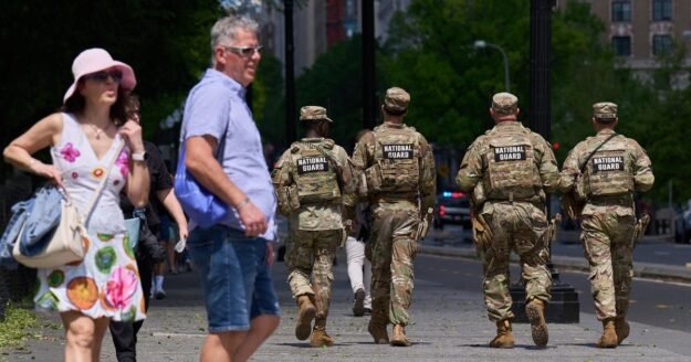 National Guardsman in D.C. as part of Trump crackdown on crime charged after pointing gun at colleague