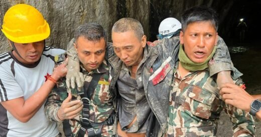 Third worker rescued from Nepal tunnel, woman found alive in rubble 10 days after devastating floods