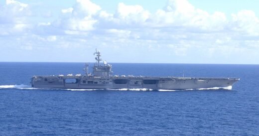 2 U.S. aviators eject landing plane on carrier off Virginia and 4 sailors hurt, Navy says