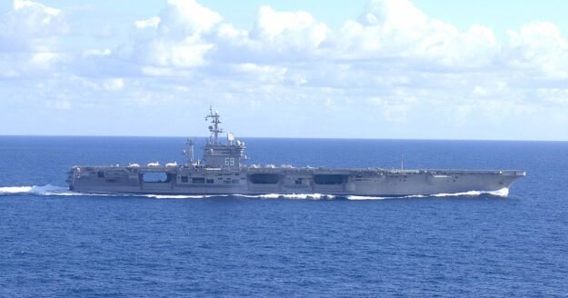 2 U.S. aviators eject landing plane on carrier off Virginia and 4 sailors hurt, Navy says