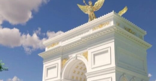Construction of 250-feet-tall "Arc de Trump" set to begin in D.C.