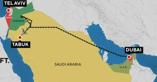 Flight from Dubai to Israel lands in Saudi Arabia after pilots fight midair
