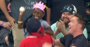 Girl celebrating 6th birthday catches Eugenio Suarez’s 350th home run ball, throws it back