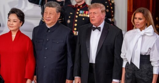 Trump’s lavish state dinner for Chinese leader Xi Jinping underway