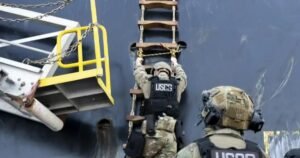 Video shows Coast Guard, FBI boarding oil vessel suspected of being hacked by Iran
