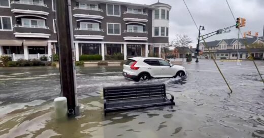 Watch: Videos show aftermath of nor'easter as streets flooded, events cancelled