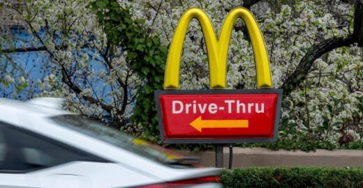 McDonald’s is testing ads on its drive-thru menus