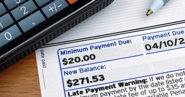 What happens if you pay less than the minimum on your credit card?