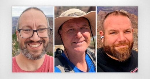 3 friends went hiking in the Grand Canyon. 1 died and 2 were reported missing after flash floods.