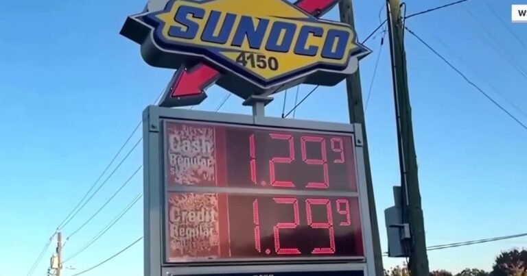 Neighboring Gas Stations Compete to Offer Lowest Prices