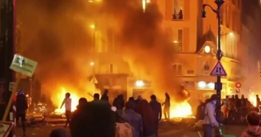 Curfews in effect after violent protests engulf France