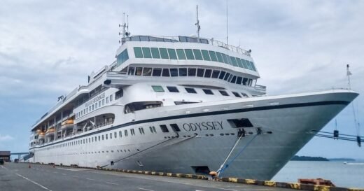 Cruise ship on global voyage leaves passengers stranded after cutting trip short