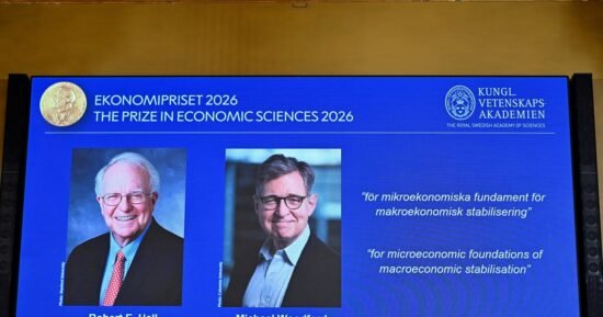 Nobel Prize in economics goes to 2 Americans for work helping to manage economic shocks