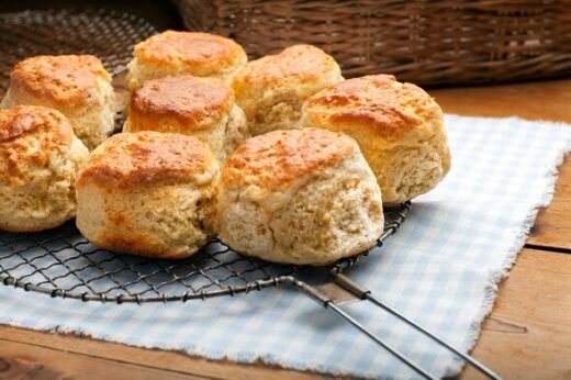 Scones will be soft and light if you swap out two ingredients