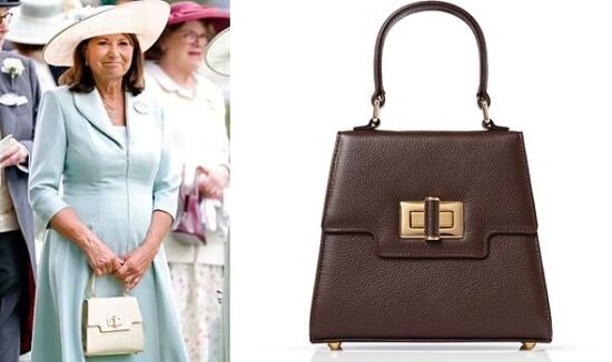 Carole Middleton’s handbag gets a chocolate brown makeover – shop the autumn must-have