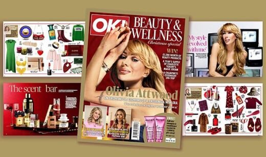 OK! Beauty & Wellness Christmas glossy magazine is on sale now!