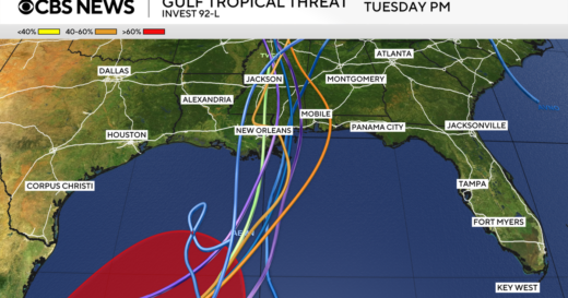 With end of hurricane season weeks away, tropical threat brewing in Gulf could impact U.S. this weekend