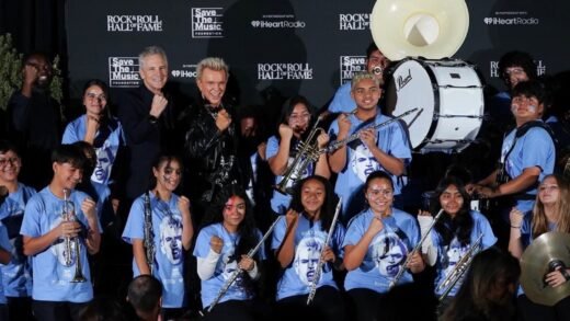 Billy Idol, Rock Hall Bring Music Education to California School