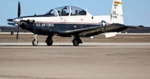2 pilots eject from military training jet in Texas after landing gear issue