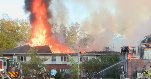 Massive fire tears through assisted living facility, killing 2 in their 80s