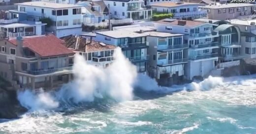 California beach communities confront unusually high tides: "It's very unpredictable"