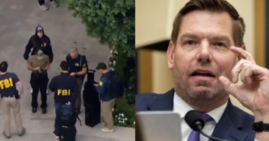 FBI agents raid billionaire's mansion in Eric Swalwell investigation