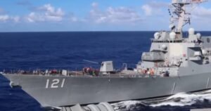 Hegseth presents USS Abraham Lincoln troops with highest honor a military unit can receive