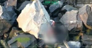 How Siri helped save a man's life after a boulder trapped him near rising water