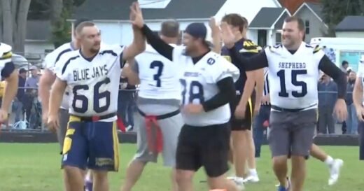 Michigan homecoming game pits kids versus parents after opposing school can't field team