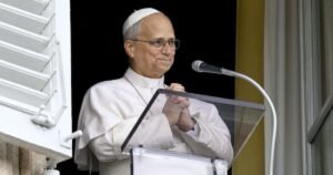 Pope Leo XIV delivers Sunday Angelus prayer overlooking St. Peter's Square