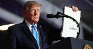 Trump suggests Iran can "take out" cities in California during Nebraska rally
