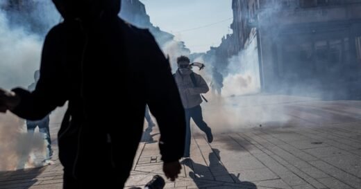 Teen loses hand picking up police grenade as France school protests continue