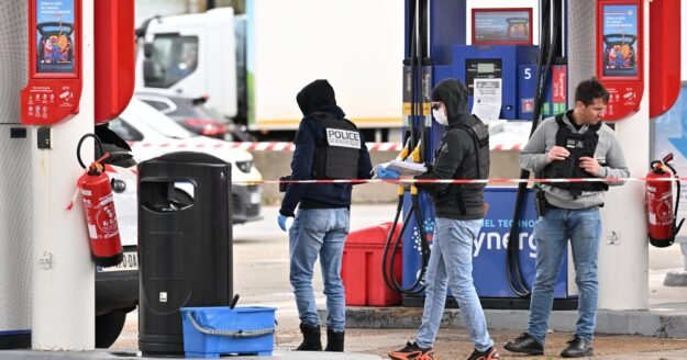 Gunman in Paris suburb kills 1, wounds several in possible terrorist act, wanted “to cause a bloodbath,” officials say