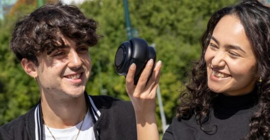 The wireless headphones that roll up into a Bluetooth speaker are now available