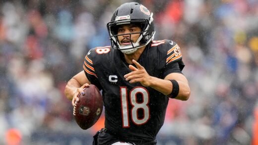 Bears QB Caleb Williams shuts down reporters asking about his hamstring injury: ‘It’s not deserving’