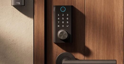 Ring’s smart lock can be recharged by turning a dial