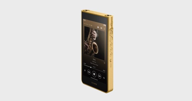 Sony made a $5,900 gold-plated Walkman MP3 player