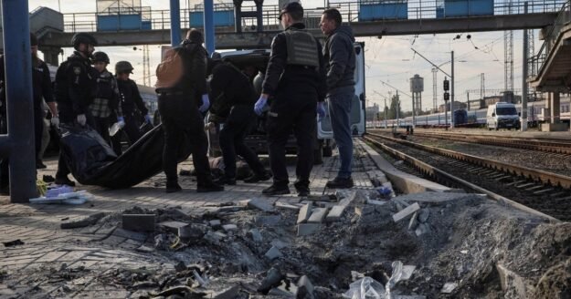 Russian drone kills 14 at Ukraine train station, but local truce credited to Melania Trump brings some hope