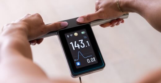 Wyze moved the screen on its new smart scale to the handle so it’s easier to read at eye level